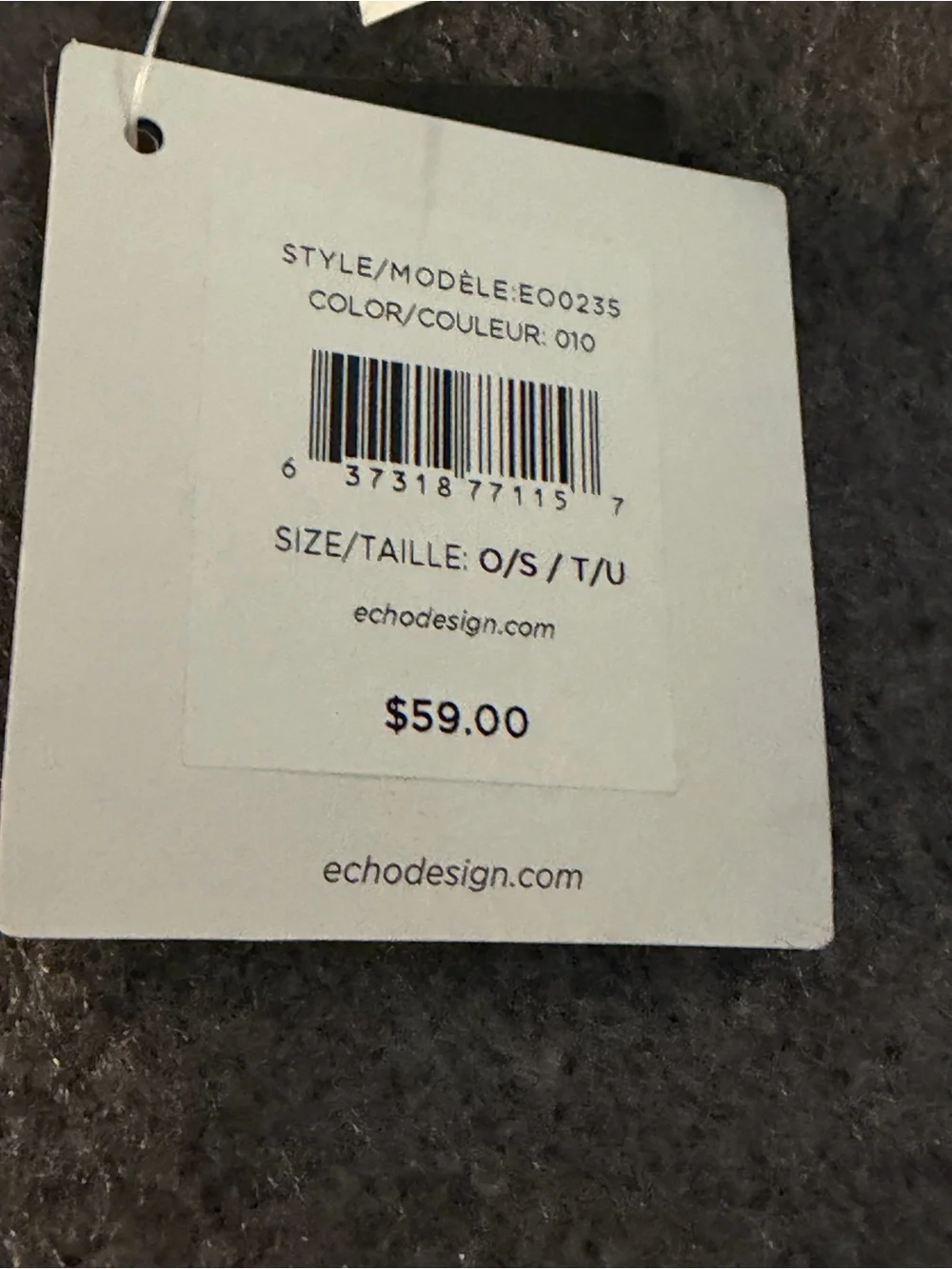 NWT! Echo Women’s Grey Cozy Fringed Wrap Poncho Cape One Size Fits Most